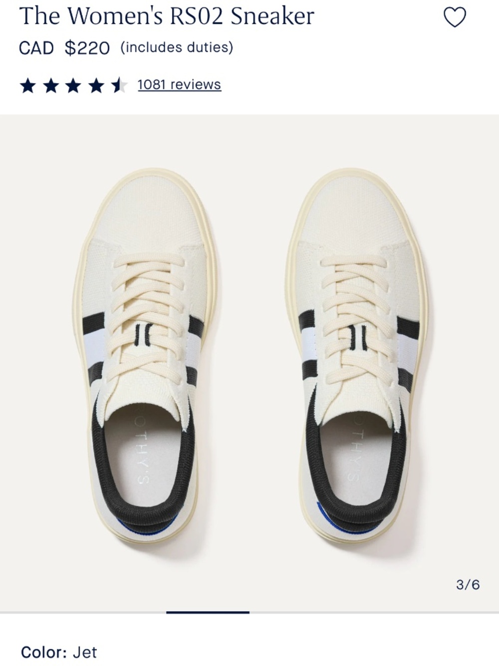 Rothy's RSO2 Sneaker - Discontinued Colour - Picture 9 of 9